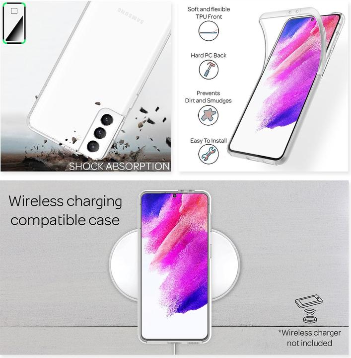 Immagine prodotto Nalia Custodia per cellulare a 360 gradi (Samsung Galaxy S21 FE)