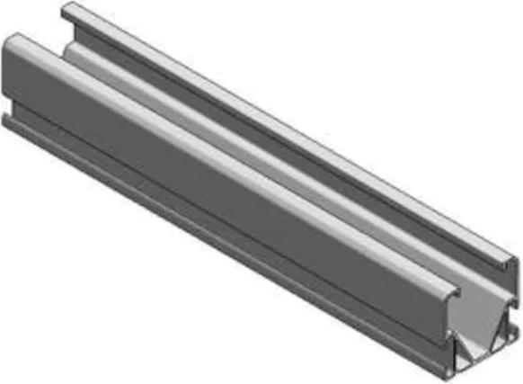 Immagine prodotto Van der Valk Solar Systems 701704670 Profilo in alluminio Side++ L=4670 mm (Materiale di montaggio del sistema solare)