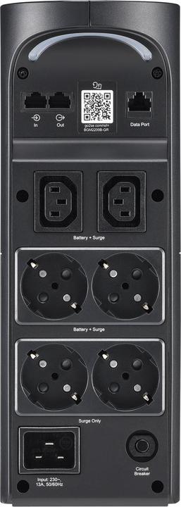 Actual product image APC Back-UPS Pro (2200 VA, 1320 W, Line-interactive UPS)