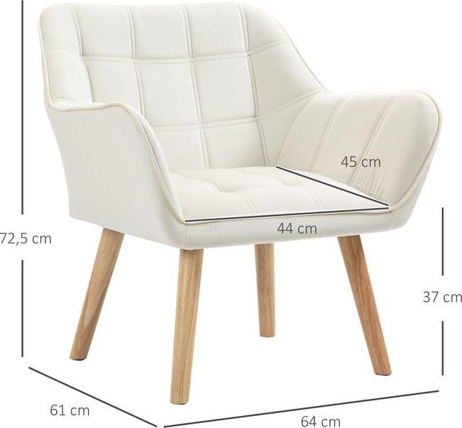 Immagine prodotto Swisshandel24 Poltrona singola Poltrona relax con aspetto vellutato, gambe rialzate Poltrona imbottita