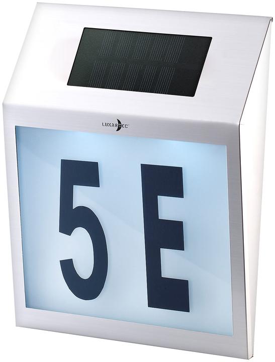 Immagine prodotto Lunartec Luce solare del numero civico a LED con sensore di luce