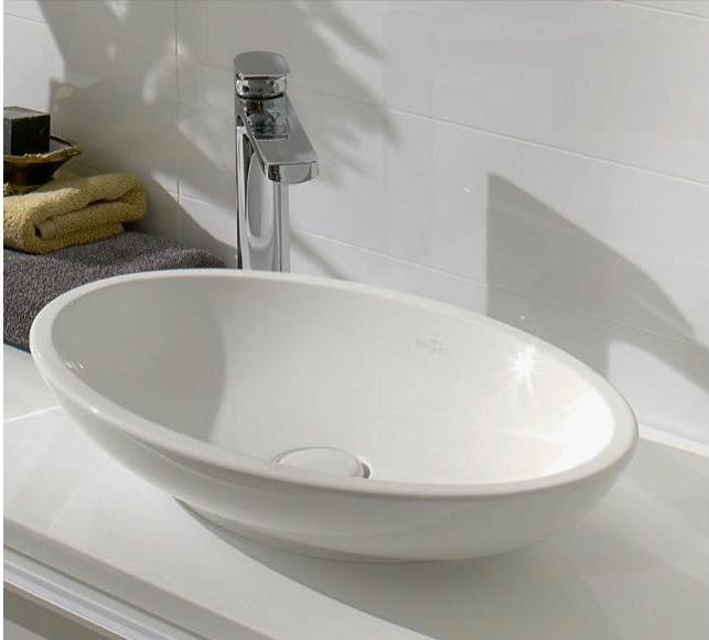 Actual product image Villeroy & Boch V&B Countertop washbasin LOOP & FRIENDS 630x430mm with ÜL we C+ (430 mm, 630 mm)