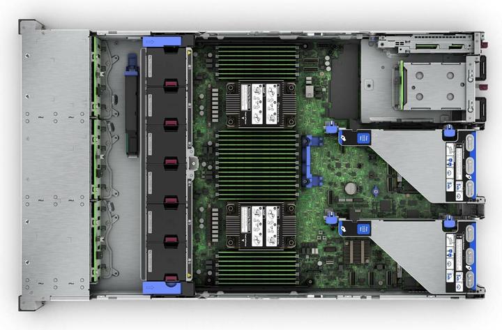 Actual product image HPE ProLiant DL380 Gen11 2U Xeon-S 4510 12-Core 2.4GHz 2x32GB-R 12xLFF Hot Plug 2x8TB HDD MR416i-p (Intel Xeon Silver 4510, 32 GB, Rack Server)