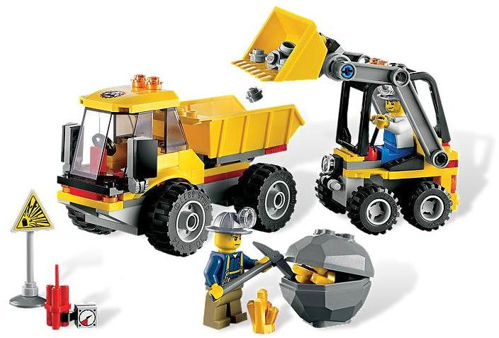 Produktbild LEGO City Bagger mit Kipplaster (4201, LEGO City)