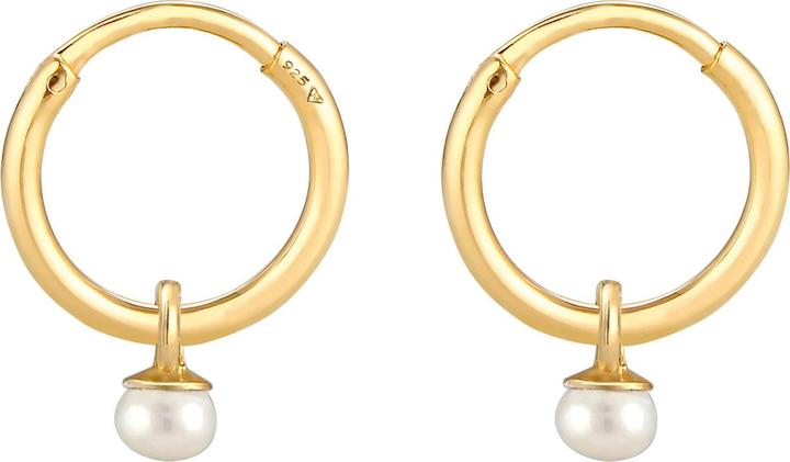 Actual product image Elli Creole, Pearl, Pearl Earrings (925 Sterling silver)