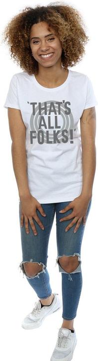 Image du produit Looney Tunes - T-shirt THAT'S ALL FOLKS TEXT - Femme (L)