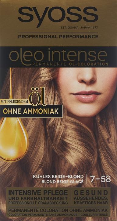 Image du produit Syoss Oleo Intense 7-58 Blond Beige Frais (Blonde)