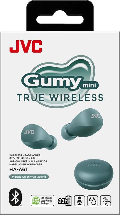 Image du produit JVC HA-A6T-Z-U mint Écouteurs intra-auriculaires TWS 3,9g légers (7.50 h, Sans fil)