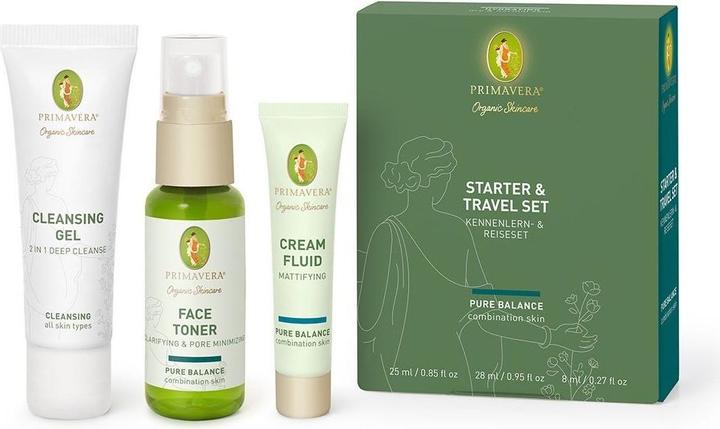 Primavera Starter & Travel Set Pure Balance (1 pc) (Set soin du visage)