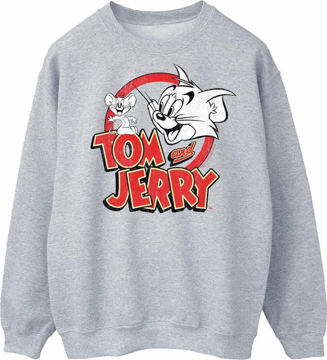 Tom & Jerry Distressed Logo Sweatshirt (XXL)