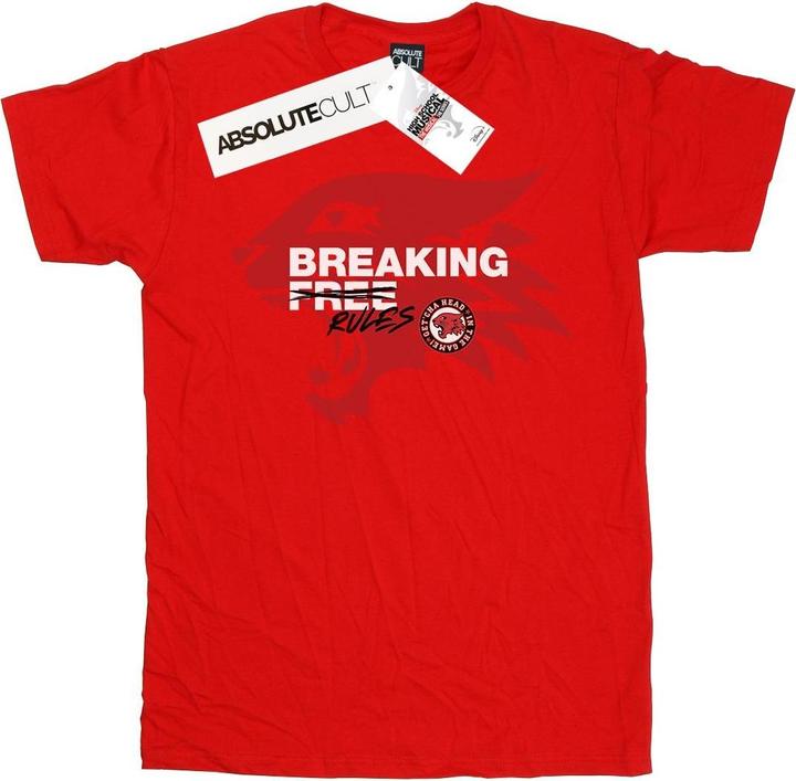 Actual product image Disney Womens/Ladies High School Musical The Musical Breaking Rules Cotton Boyfriend T-Shirt (M)