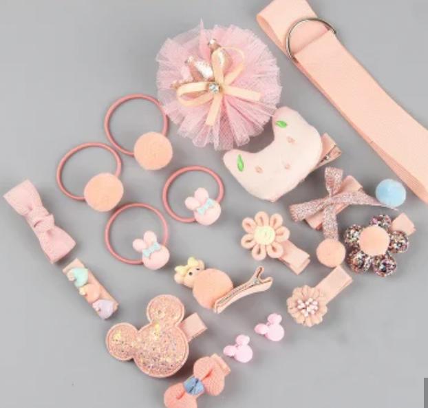 Produktbild Activity Board 18 Stück Haarspangen-Set Kleinkind Mädchen, Haarschmuck Mädchen, Haarspangen mit Geschenkbox