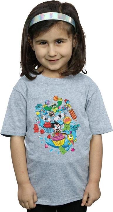 Image du produit - T-shirt TEEN TITANS GO CANDY MANIA - Fille (116)