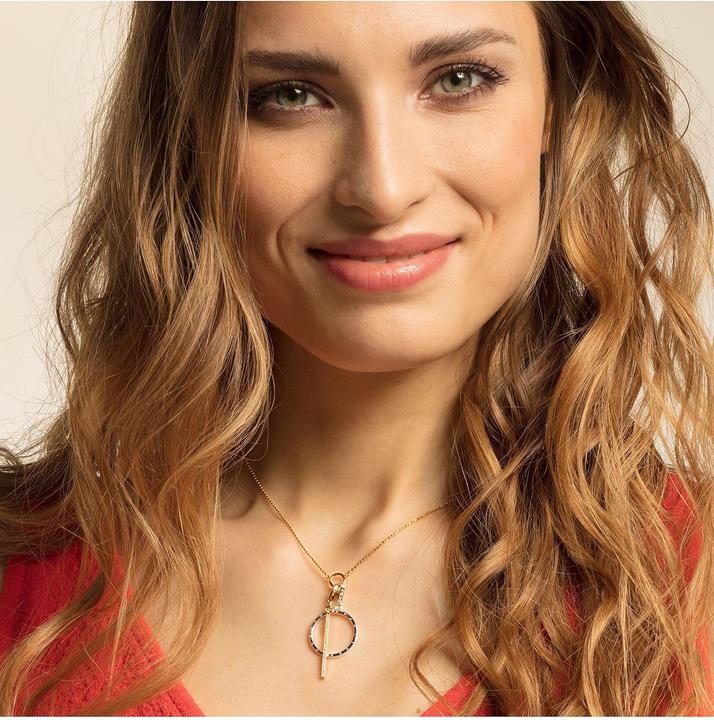 Produktbild Thomas Sabo Charm-Anhänger Vertical Bar gold (925er Silber)