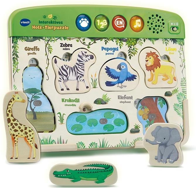 Produktbild VTech Interaktives Tierpuzzle (6 Teile)