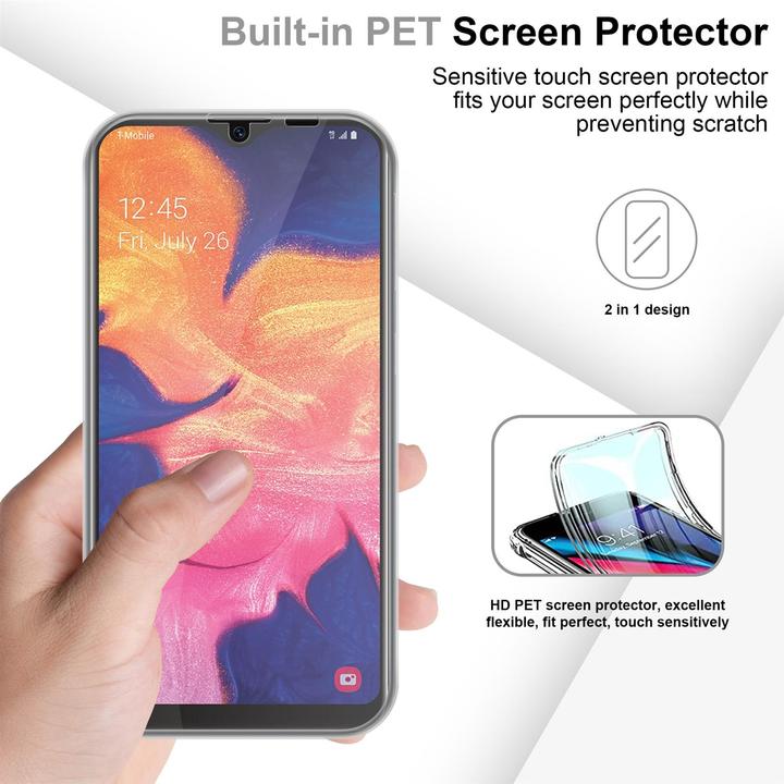 Produktbild Cadorabo TPU 360 Grad Case Cover (Samsung Galaxy A20e, Samsung Galaxy A10e)