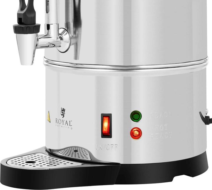 Actual product image Royal Catering Filter Coffee Machine - 6 l - stainless steel - level indicator -