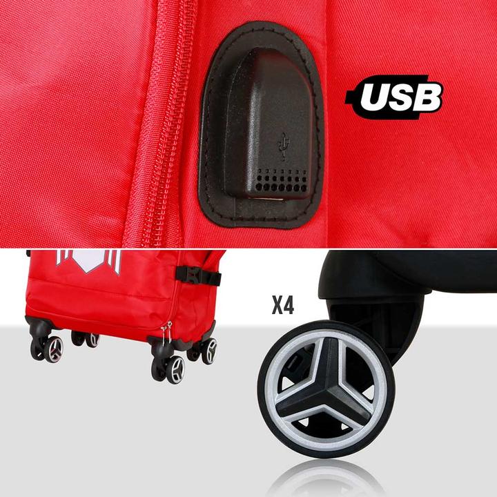 Actual product image Karactermania 4-Wheel Cabin Suitcase Spider