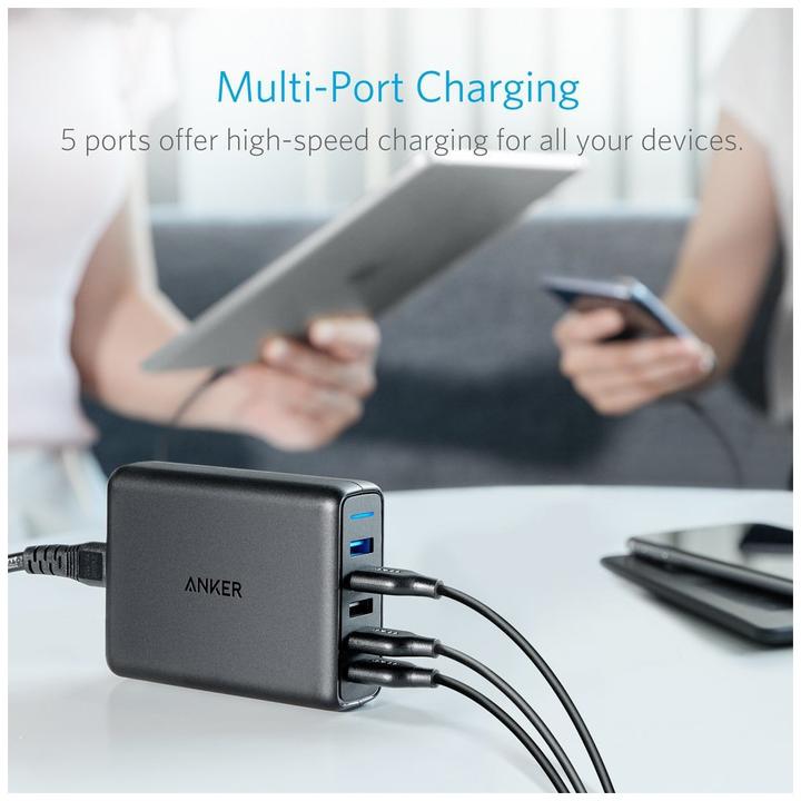 Actual product image Anker PowerPort Speed 5 (63 W)
