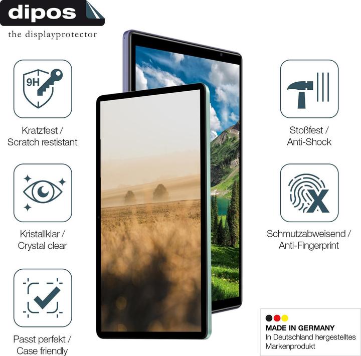 Actual product image Dipos Anti-Shock Screen Protector Clear (1 Piece, OnePlus Pad Go)