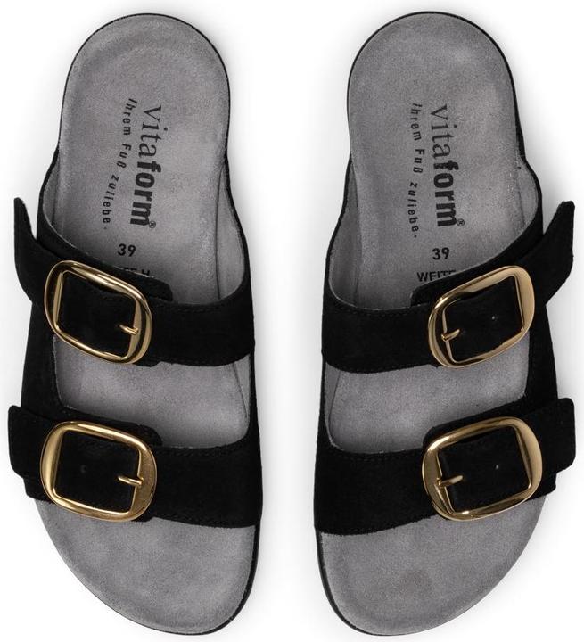 Actual product image Vitaform Pantolette Veloursleder Soft (40)