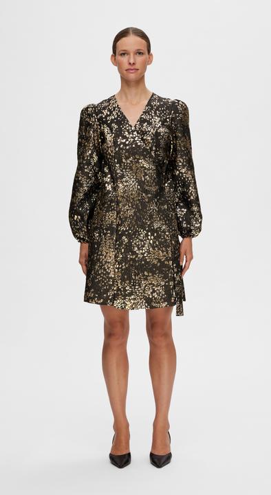 Immagine prodotto Selected Femme Mini abito in jacquard metallizzato (38)