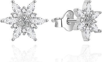 Immagine prodotto Agato - Charming silver earrings Snowflakes AGT-E005PW