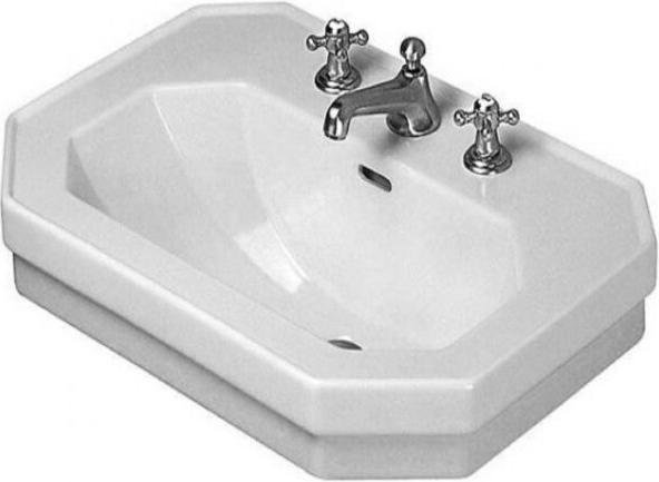 Actual product image Duravit Washbasin 1930 m ÜL HLB 1 tap hole 600x410mm white (410 mm, 600 mm)