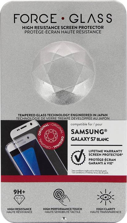 Produktbild Bigben Connected Gehärtete Glas-Schutzfolie mit Splitterschutz (1 Stück, Samsung Galaxy S7)
