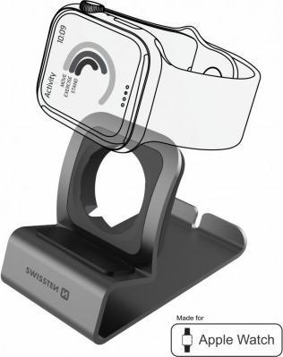 Actual product image Swissten Aluminum Stand for Apple Watch