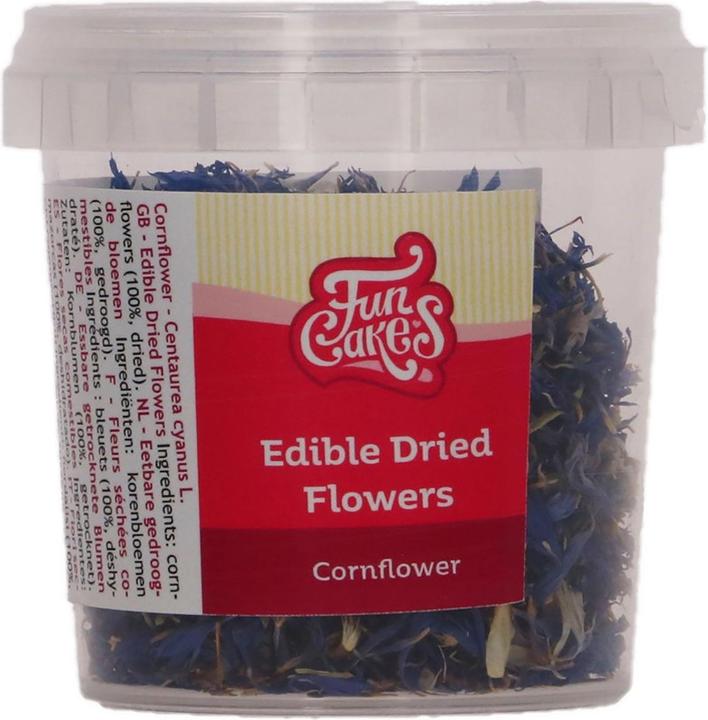 Actual product image FunCakes Dried Edible Flowers - Cornflowers (5g) (1 x)