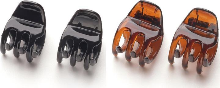 Produktbild Trisa Hair - ECO Klemme Schwarz 2.4cm (2 Stk.)