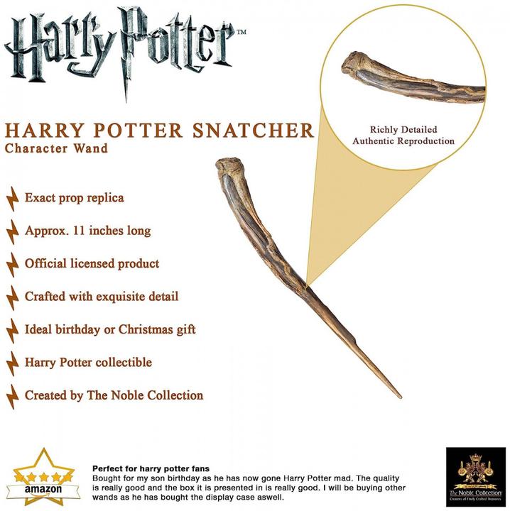 Immagine prodotto Noble Collection Bacchetta di Harry Potter Bacchetta rotta di Harry Potter