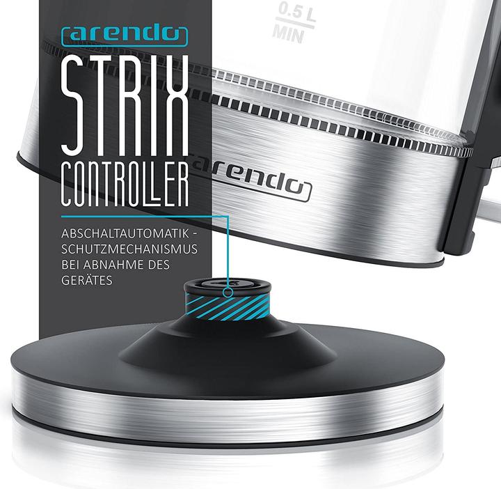 Actual product image Arendo A: Ebel steel, glass
