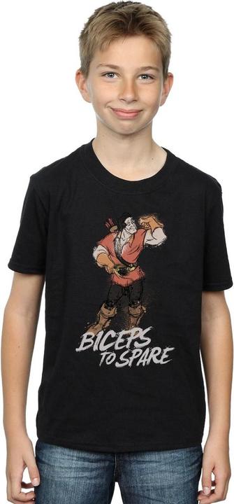 Actual product image Disney Boys Beauty And The Beast Gaston Biceps To Spare T-Shirt (152, 158)