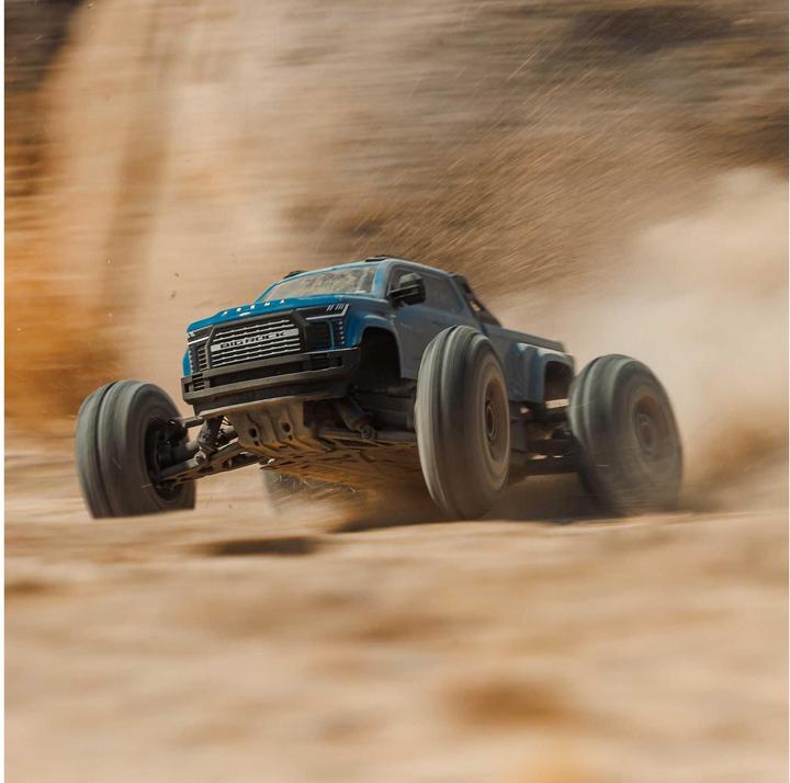 Actual product image Arrma Monster Truck Big Rock BLX 223S, Blau ARTR, 1:10 (ARR Almost Ready to Run)