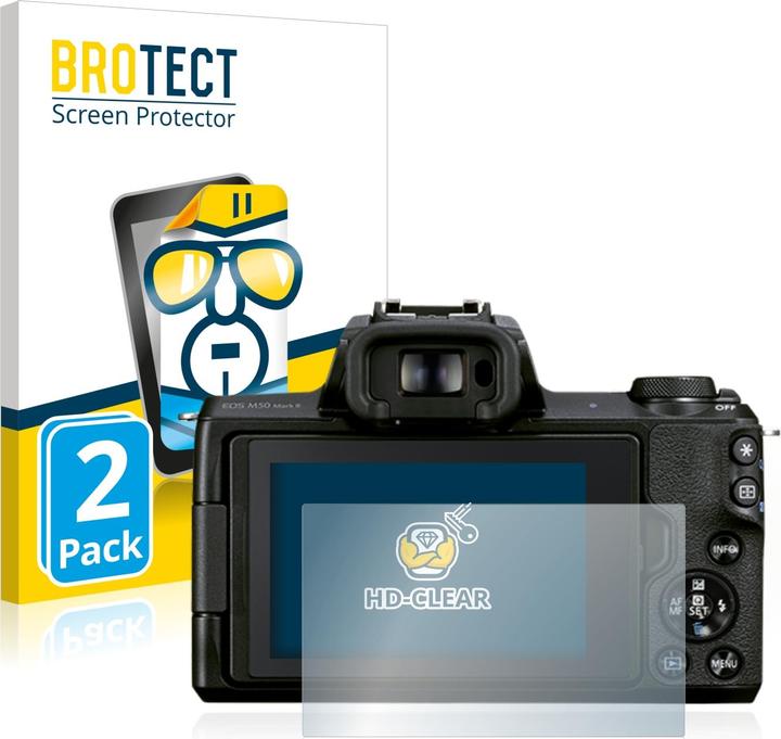 Produktbild BROTECT Schutzfolie Displayschutz Klar (Displayschutz, EOS M50 Mark II)