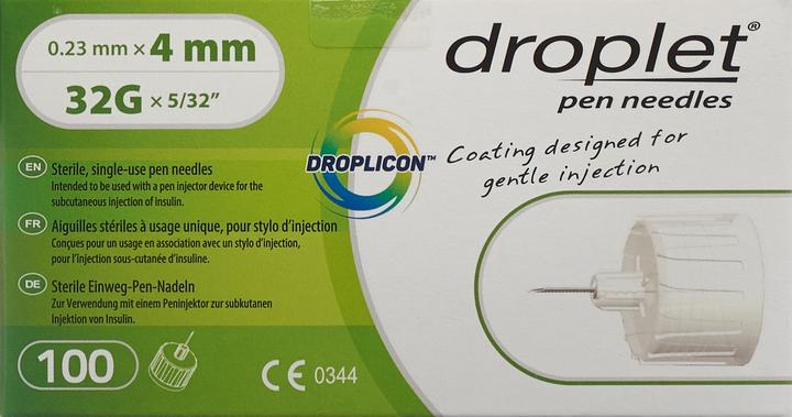 Produktbild Droplet Pen Nadeln 4mm 100 Stk (Pen Nadeln + Einmalkanülen)