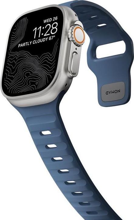 Image du produit Nomad Ceinture de sport M/L AW 49/45/44/42mm Bleu marine (Silicone)