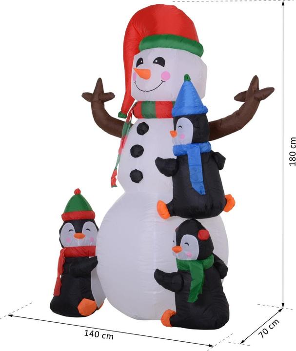 Produktbild Jamb Aufblasbarer LED-Schneemann