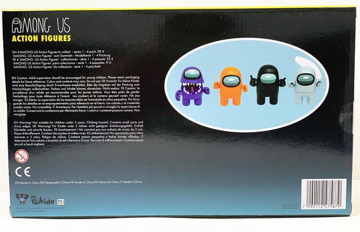 Actual product image Among Us Action Funko 4-Pack Crewmates 12 cm