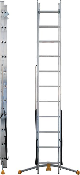 Produktbild Hailo Kombileiter HobbyLOT 2 x 11 Sprossen (Mehrzweckleiter, 314 cm)