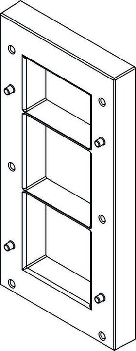 Servetto Distanzstücke 3T 20mm, anthrazit (1 pcs.)
