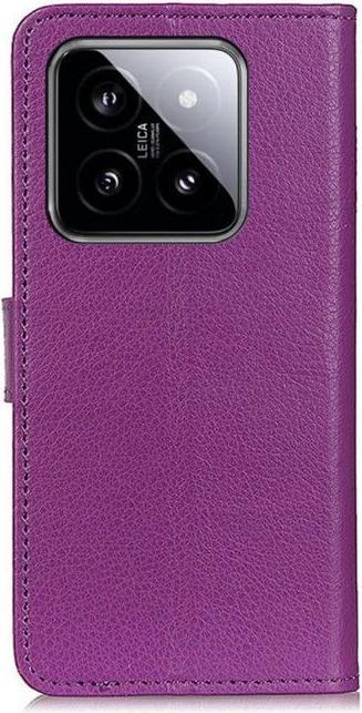 Produktbild MU Classic Litchi Leder Bookcover Series (Xiaomi 14 Pro)