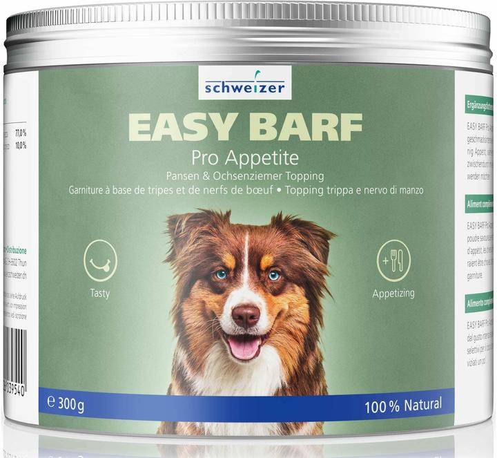Produktbild Schweizer Nahrungsergänzung Easy Barf Pro Appetite Topping, 300g (Adult, 1 Stk., 360 g)