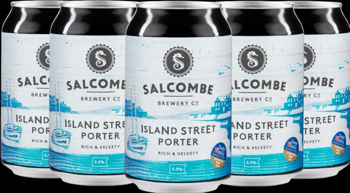 Actual product image Salcombe Island STREET Porter Craft Brew Can Case / (24 x 33 cl)