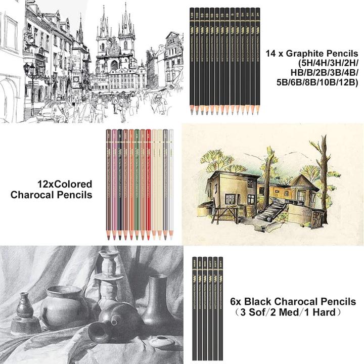 Image du produit Hohuhu Set de crayons de couleur (Multicolore)