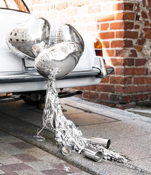 Immagine prodotto Partydeco Set di decorazioni per auto per matrimoni fai da te