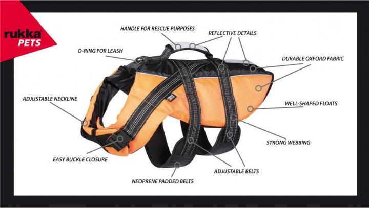 Immagine prodotto Rukka Gilet di sicurezza (L, Gilet per cani)