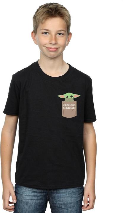 Produktbild Star Wars The Mandalorian The Child Cargo Pocket TShirt Jungen (140, 146)